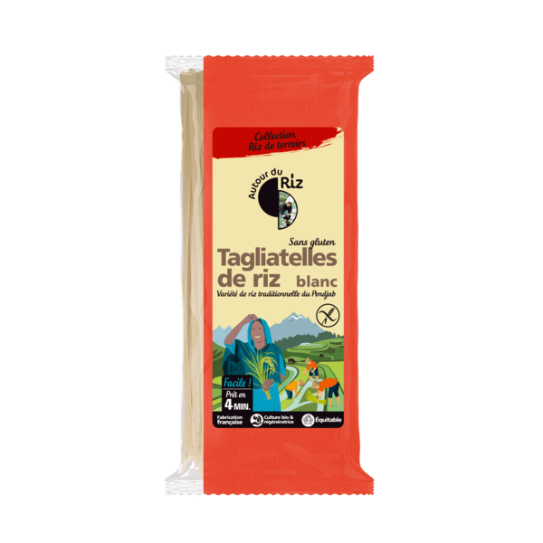 Tagliatelles thaïes de riz bio sans gluten - 1