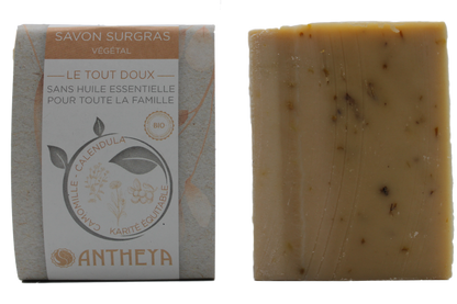 Antheya -- Savon sans he - tout doux pour toute la famille (bande papier) - 100 g