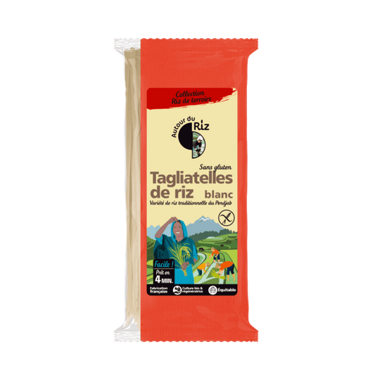 Tagliatelles thaïes de riz bio sans gluten - 1